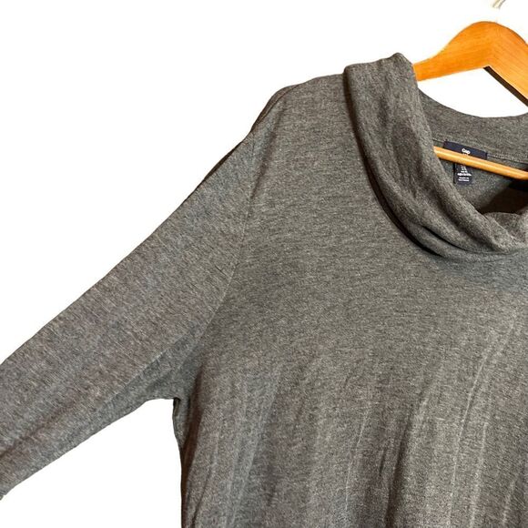 3 for $30! Gap grey cowl neck knit sweater - Picture 9 of 10